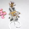 NEW DESIGN colorful vivid crystal flower for gifts